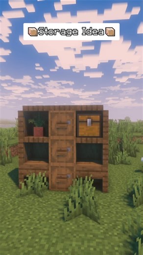 Aesthetic Storage Idea in Minecraft! 📦✨