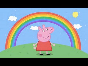 🌈 Rainbow Color Song for Kids | Peppa Pig
