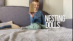 AEVVV Santa Nesting Dolls Set of 7 pcs - Matryoshka Doll with Santa Claus Figurines - Snowman Nesting Dolls - Russian Christmas Nesting Dolls