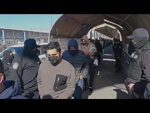 Dozens of migrants deported by the U.S. arrive in Ciudad Juarez border town in Mexico