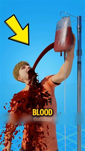 What Happens If You Only Drink Blood to Survive…😳🩸 #crazy