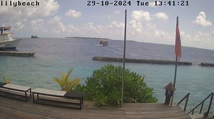 Webcam Huvahendhoo (Ari Atoll): Lily Beach - Webcam Galore