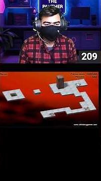 Bloxorz Level 10 Solved FAST ⚡ | Puzzle Shortcut #shorts #bloxorzgame #bloxorzsolution #thepantherx