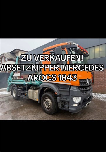 ZU VERKAUFEN! ZU VERKAUFEN! ABSETZKIPPER MERCEDES AROCS 1843 ERSTZULASSUNG: 02/2015 520.000 km. MEILLER AK 12 LT #mercedes #arocs #absetzkipper #meiler #viral