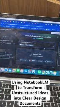 Project Lois:Using NotebookLM to Transform Unstructured Ideas into Clear Design Documents