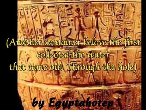 EGYPT 309 - CLOCKS in ANCIENT EGYPT - (by Egyptahotep)