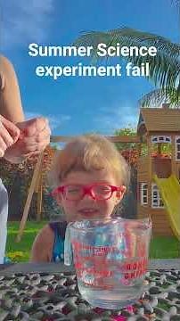 science experiment fail. You won't believe what happens 😳 #momlife #funny