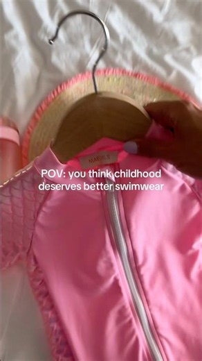 Kids swimming lessons outfit inspo for girls swimwear and beachwear with coverage and protection