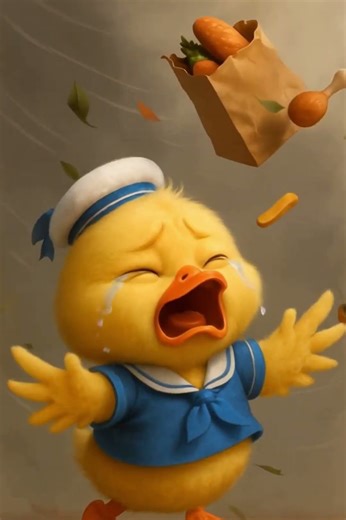 🦆 Duckling sad when the wind is too strong 💨