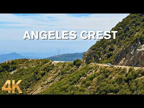 Driving High Above Los Angeles | Angeles Crest Highway, Tujunga Canyon, Angeles National Forest | 4K