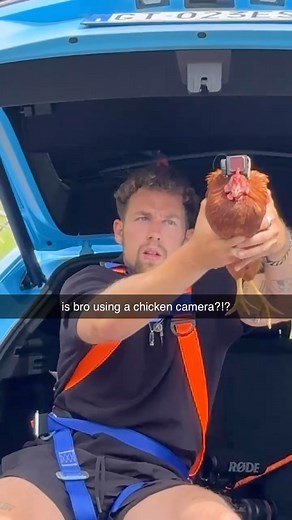 Tucker Doss on Instagram: "The chicken camera will forever be the best and most affordable option compared to its competitors. Why get a gimbal when you can just use natures? . . . . #chickencamera #lamborghini #supercar #cinematic #travel #lifestyle #dji #insta360"