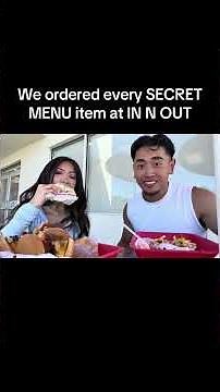 TRYING IN N OUT SECRET MENU: PROTEIN STYLE BURGER
