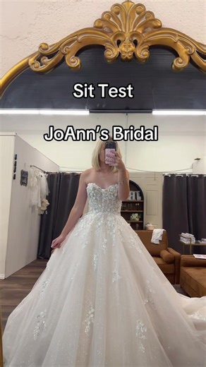 Find the Perfect Dress with JoAnn's Bridal Sit Test
