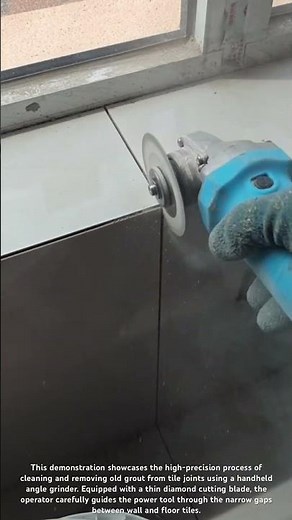 🛠️🧼 Satisfying Tile Restoration: Precision Joint Cleaning and Grout Removal
