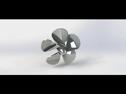 Hướng dẫn học Solidworks cơ bản - Vẽ cánh quạt bằng Solidworks