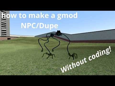 How to make a 3D Nextbot without coding in gmod!