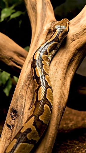 Python defying gravity with liquid grace 🐍🌿