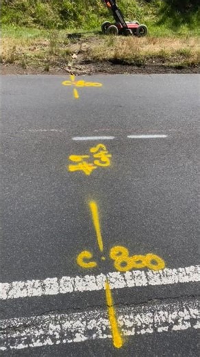 Gas Pipe Locating across the road using GPR