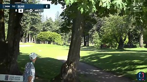 Gannon Buhr goes long on the 485' Hole 4 and makes the 63' comeback putt for EAGLE 🦅 | Disc Golf Pro Tour