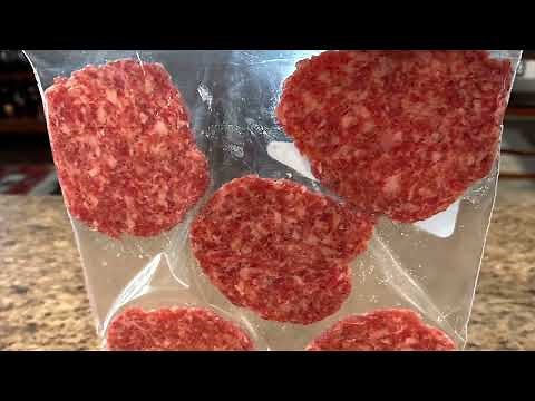 Easy Sous Vide Hamburgers for a large Crowd