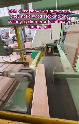 Precision Woodworking: Automated Stacking in Action! 🪵⚙️