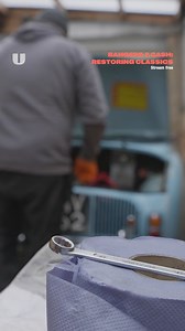 Father son duo Duncan and Tony get hands on with this Renualt Dauphine restoration 🛠️🚙 Stream #BangersAndCashRestoringClassics free on U | StreamOnU