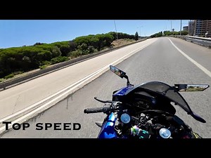 Yamaha R125 2024 | Top speed | [4K] |