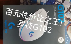 在b站秒杀入的百元性价比之王罗技G102测评
