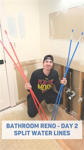 562K views · 5.2K reactions | Day 2 | Bathroom Reno w/ mother-in-law | Real Life Renovation - DIY & Home Renovation | Facebook