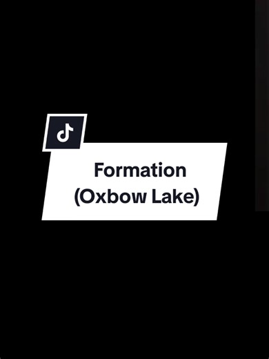 An oxbow lake forms as a result of the natural processes of erosion and deposition in a meandering river. As the river flows across a flat plain, it develops bends or meanders due to variations in the speed of the current. On the outer curve of a meander, the river's current is stronger, causing erosion of the riverbank, while on the inner curve, the current is slower, leading to the deposition of sediment. Over time, this process causes the bends to become more pronounced, and the neck of the m