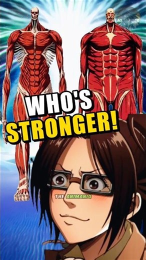 Armin vs Berthold which Colossal Titan is stronger? #attackontitan #aot