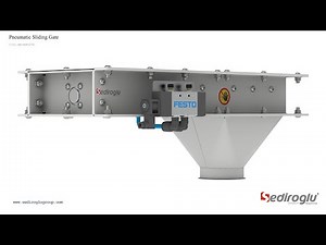 Pneumatic Sliding Gate – High-Speed Flow Control for Flour & Grain Processing | Sediroglu Group