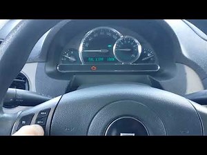 Oil Life Reset on Chevy HHR