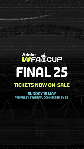 Enjoy an action packed day for the whole family, with live music, fun-filled fan zone and unmissable drama! Get your tickets to the Adobe Womens FA Cup Final now! | Adobe Women's FA Cup