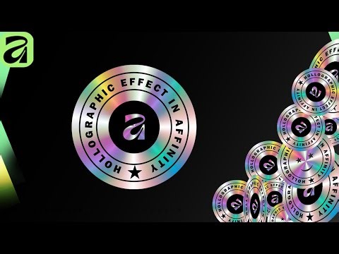 How to Create a Holographic Sticker in Affinity (Easy Tutorial)