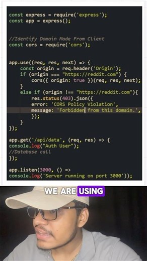 REDDIT | CORS | Node.js | #systemdesign