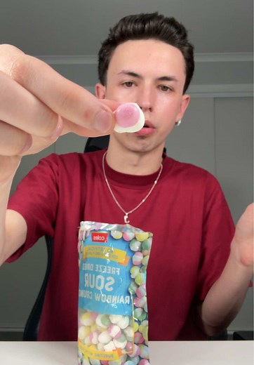 Coles Freeze Dried Sour Rainbow Crunch Candy Review