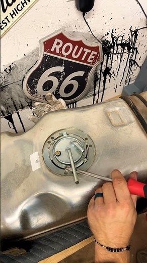 How to install a 73-87 c10 fuel sending unit. #c10 #chevytrucks #squarebodychevy #squarebody #howto