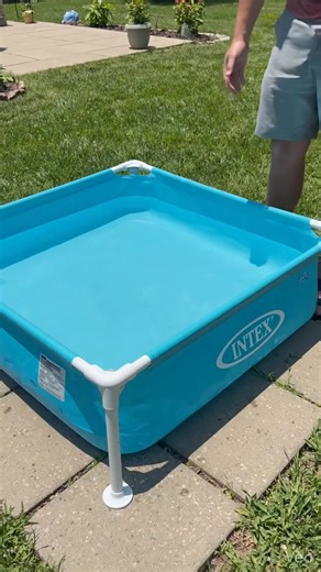 Get ready for endless backyard fun with the Intex Mini Frame Kiddie Pool! ☀️ This 4ft x 12in blue pool is designed for beginner swimmers and little ones aged 3 and up, offering a splash-tastic way to cool off. Super easy to set up, it's perfect for creating happy summer memories right at home. Tap to shop and make their day! #kiddiepool #summerfun #kidactivities #backyardfun #AIGC #Moras