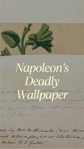 Was Napoleon poisoned by his wallpaper? #history #pigments