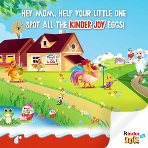 Hey mom, get in on the Easter Egg Hunt fun with your little one! We’ve hidden 8 Easter Eggs in our Kinder farmland. Can you spot them all? #Kinder #Kinderjoy #KinderJoyPH | Kinder