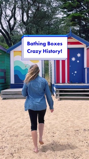 The beautiful colorful bathing boxes in Brighton, the mornington peninsula and around the port Philip bay have a very interesting history! Here’s the history of the Brighton bathing boxes that evolved from Victorian bathing machines, what they look like today, and some crazy numbers for how much they have sold for! #history #melbourne #mornington #morningtonpeninsula #millsbeach #brighton #bathingboxes #historytok #historytime #funfacts #funfactswithkimmie #victorianera #victorianfashion #fyp #i