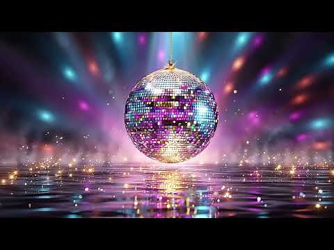 4K (No Sound) Disco Ball Party Background Video | Sparkling Dance Scene with Lights & Reflections