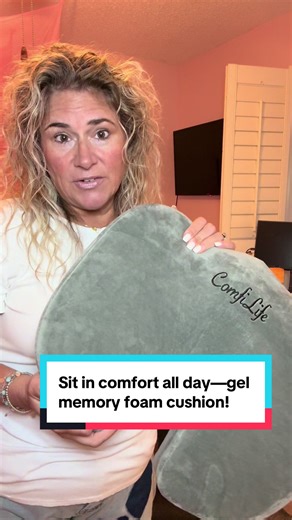 ComfiLife Gel-Enhanced Memory Foam Seat Cushion | Ergonomic Comfort for Office, Home & Travel Say goodbye to sore backs and uncomfortable chairs! 🪑 This gel-enhanced memory foam cushion hugs your body for all-day comfort—perfect for work, home, or travel. Doctor recommended & non-slip! #ComfiLife #memoryfoam #ergonomic #backpainrelief #officeessentials @comfilife_official
