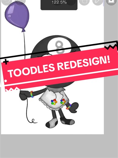 Toodles Character Redesign and Fun Headcanons