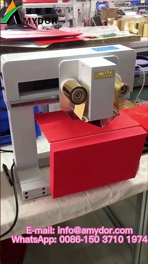 Digital Hot Foil Printer for Tote Bag/Packing Boxes, Hot Foil Stamping Machine for Carton