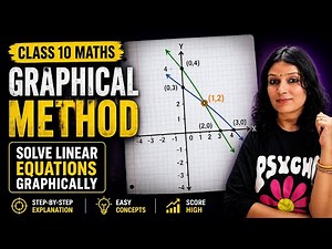 Class 10 Maths Graphical Method | Chapter 3 Pair of Linear Equations in Two Variables