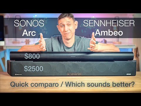 Sennheiser Ambeo vs Sonos Arc: Quick Comparison and Sound Check