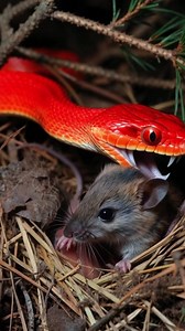 99K views · 493 reactions | Red Snake Attacks Mother Mouse in Forest Nest #SnakeAttack #PredatorAndPrey #ForestWildlife #WildlifeVideo #AnimalBehavior #reels | Marsmetech | Facebook