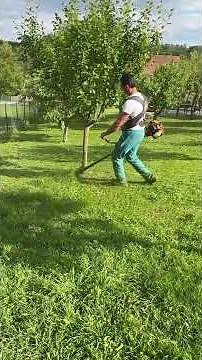 Echo SRM-420ES košenje strunom Grass Trimming with Echo SRM-420ES– Powerful String Trimmer in Action